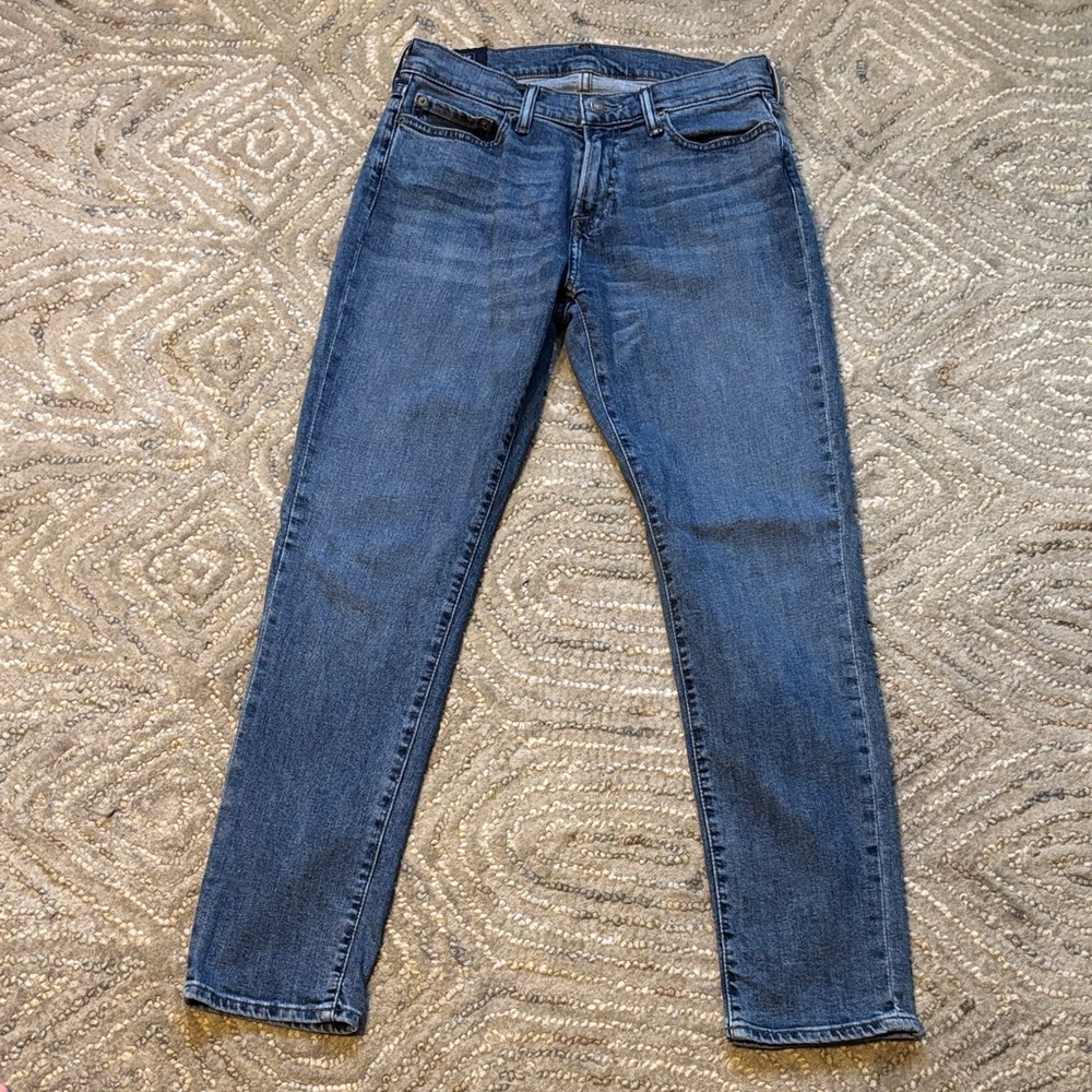 Classic Men's Blue Denim Jeans